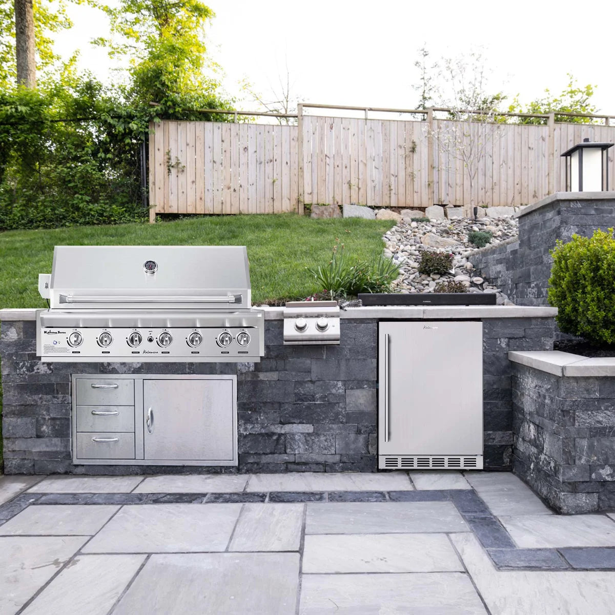 Kalamera 6 - Burner Built-In and Countertop Natural Gas and Liquid Propane Grill
