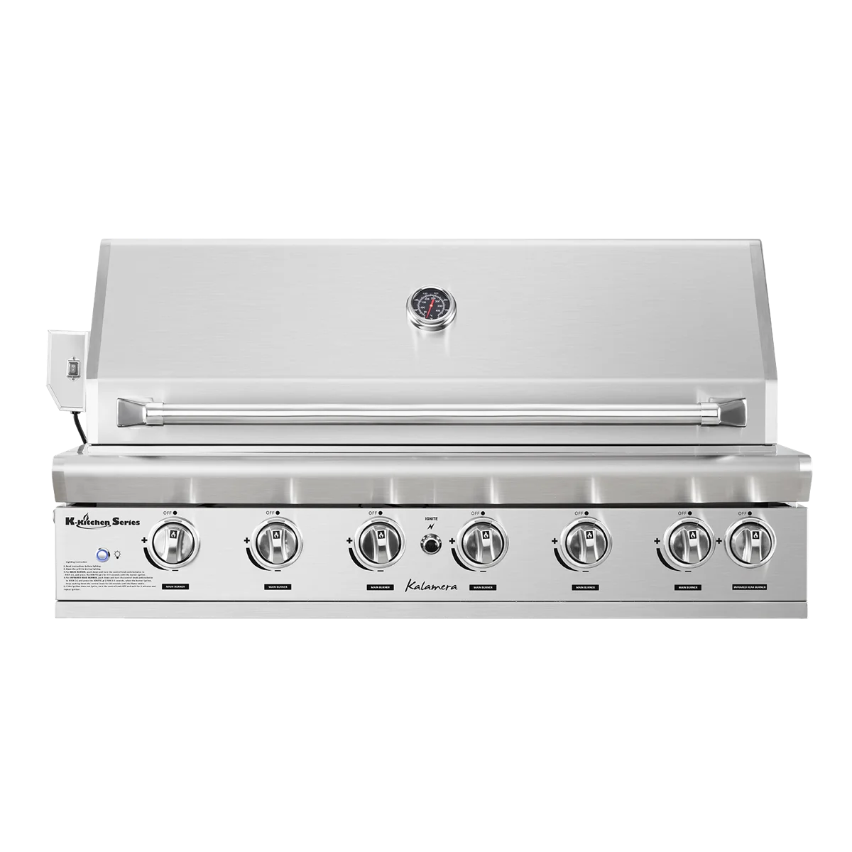 Kalamera 6 - Burner Built-In and Countertop Natural Gas and Liquid Propane Grill